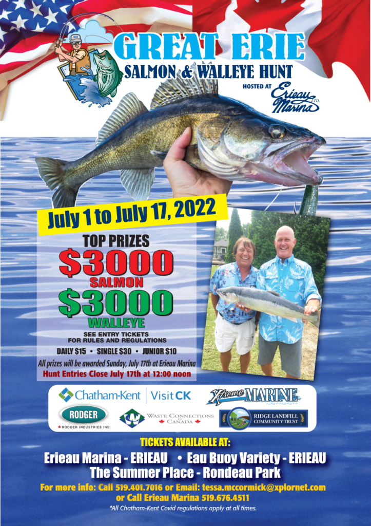 2022 Great Erie Fishing Derby Erieau Marina